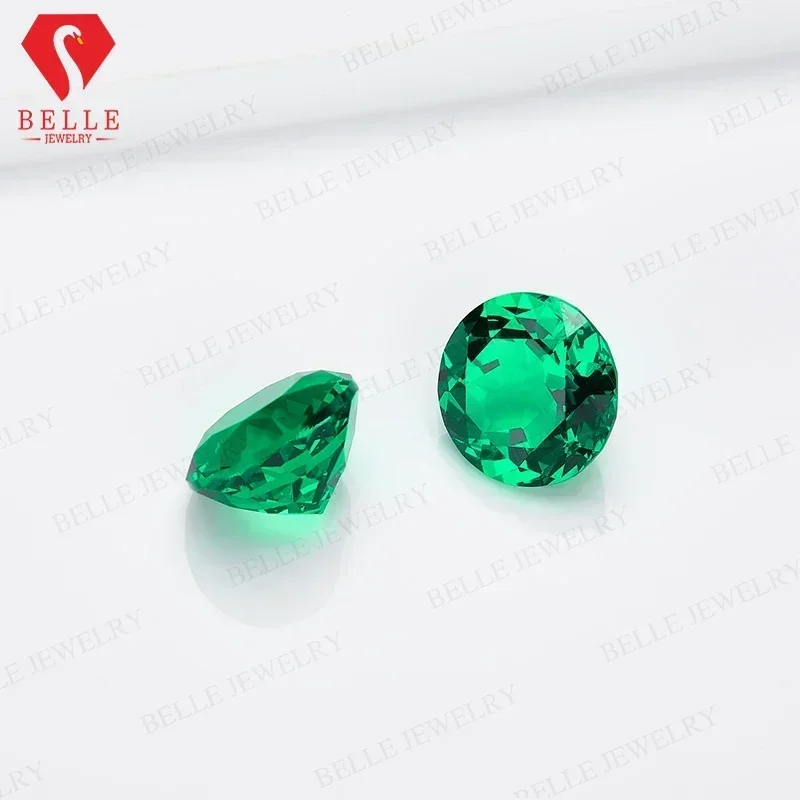 New Promotion Lab Grown Emerald Diamond Brilliant Round Cut Columbia Emeralds Gemstone Advanced Jewelry Rings AGL Certificate