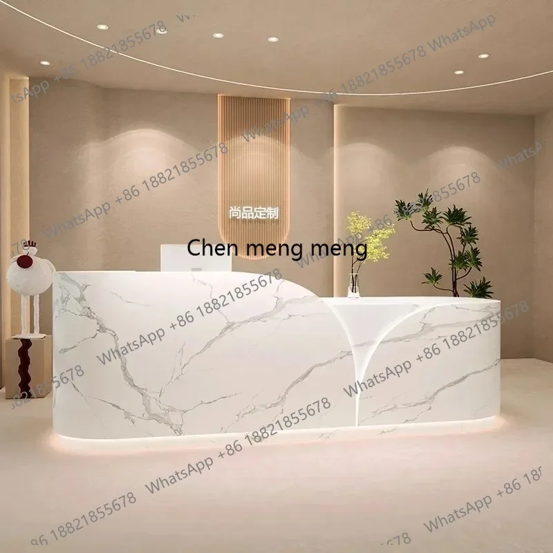 

Church Furniture Dhome Counter Receptionist Front Desk Salon Vintage Office Home Bar Escritorio Aesthetic Reception Professional