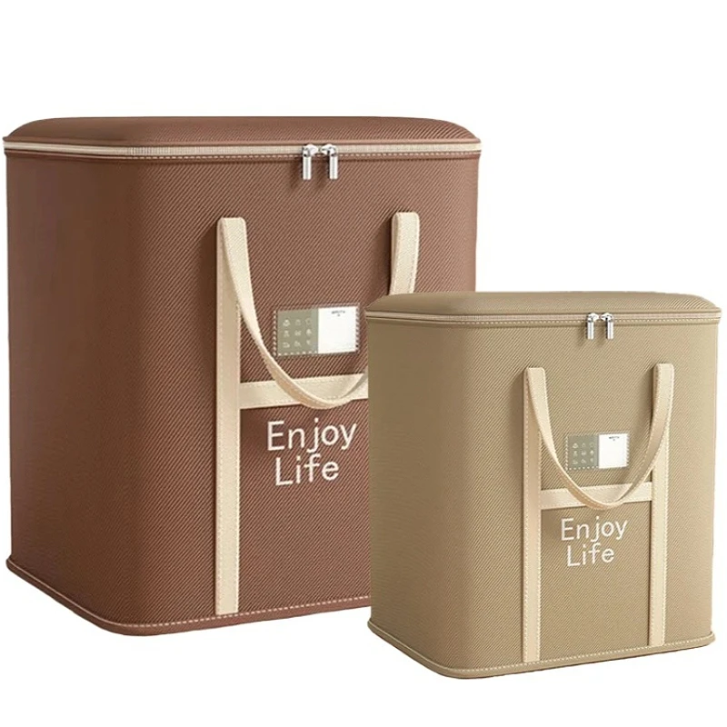 

Extra Large Capacity Handle Clothes Storage Bag Organizer with Reinforced Handle for Blanket Comforters Bed Sheets Pillows Toys