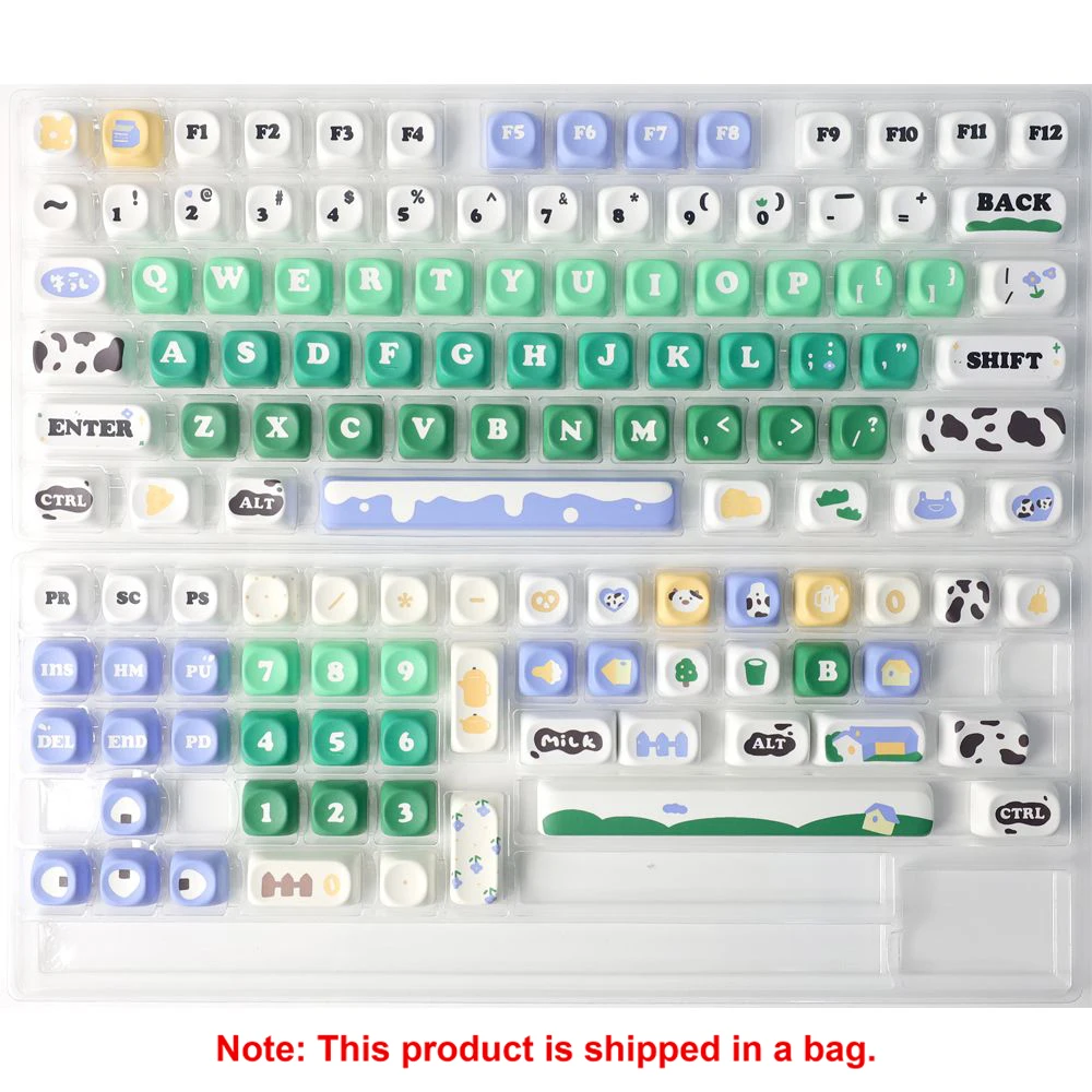 125 キーランチ昇華 PBT キーキャップ MOA プロファイルキーボードキーキャップチェリー Gateron メカニカル MX スイッチゲーミングキーボード用
