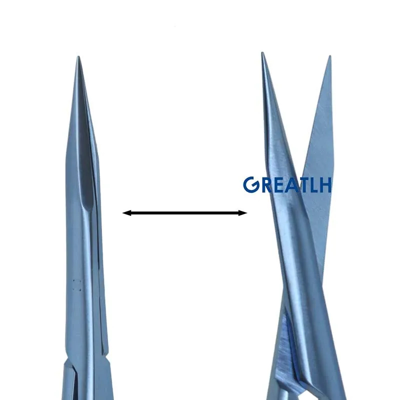 Titanium Alloy Westcott Tenotomy Scissor Tissue Scissors Ophthalmic Scissors Eyelid Tools Ophthalmic Instrument