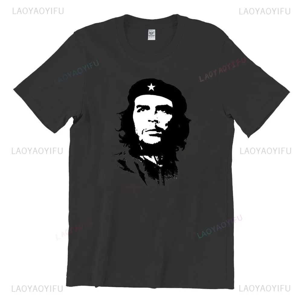 Che Guevara Shirt Rebel Cuban Shirt Guerrilla Revolution TShirt Casual Short Sleeve Men High Quality Tee Cotton Loose Tops