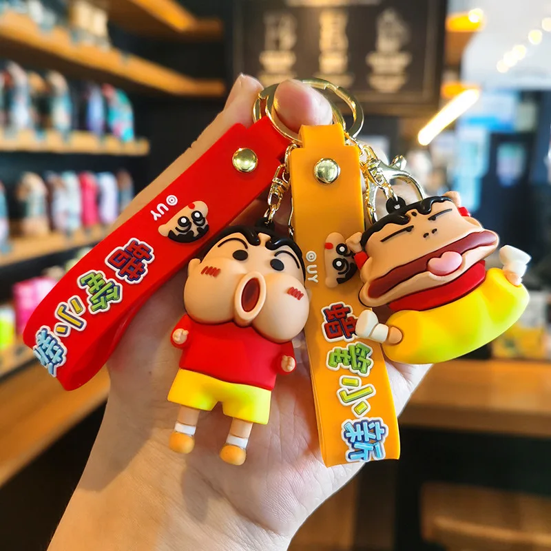 

Crayon Shin-chan Keychain Cute Bag Gift Accessory Exquisite Small Ornament Quirky Crayon Shin-chan Keychain Best Gift Toys Anime