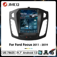 JMCQ 9,7 ""para Ford Focus 3 Mk 3 2011 2012 - 2019 Android 12 Radio de coche reproductor de vídeo Multimedia 2Din Carplay unidad principal estéreo automática
