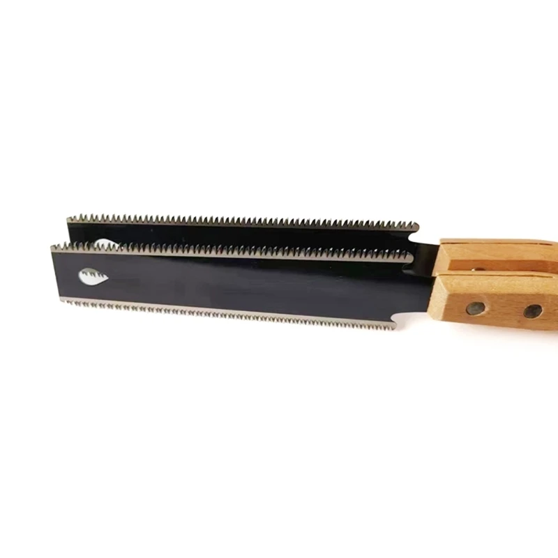 Japanese Hand Non-slip Wooden Double Edged Pull Flush Cut 6 Inch Flexible Handsaw Dropshipping