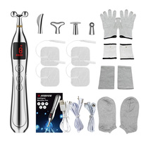 Full Body Electronic Acupuncture Pen Smart Tens Pulse Meridian Energy Massage Roller Pain Relief Therapy Back Neck Face Beauty