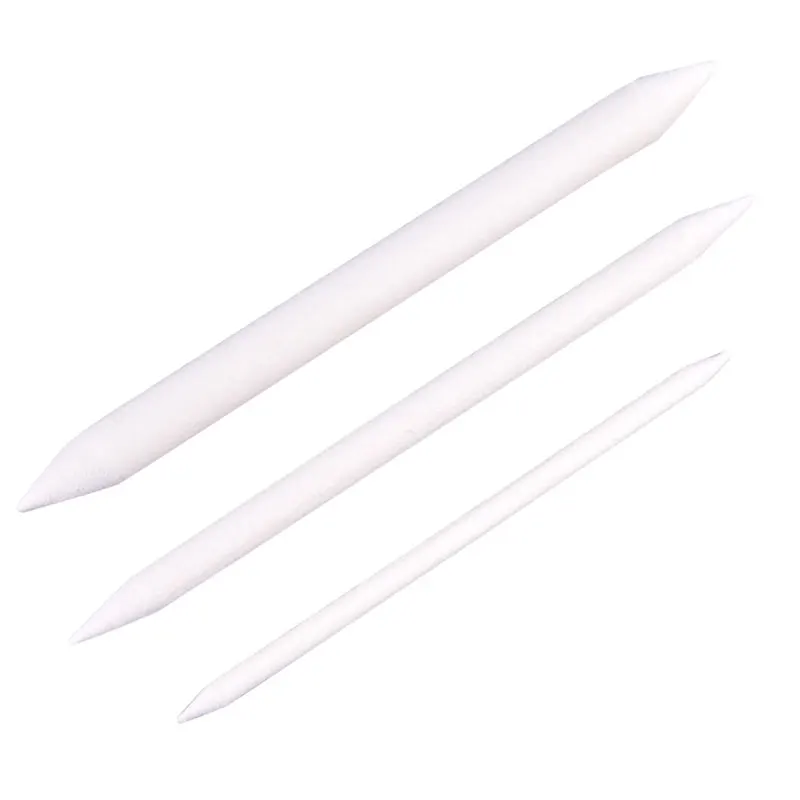 6PCS Smudge Stump Stick 3/6pcs/set Sketcking Tool Sketch Art White Drawing Charcoal Rice Paper Pen artist Supplies