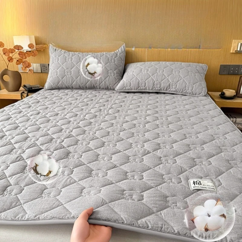 solid color cotton mattress thickened cushion single-piece bed mattress tatami bed mattress student dormitory thin