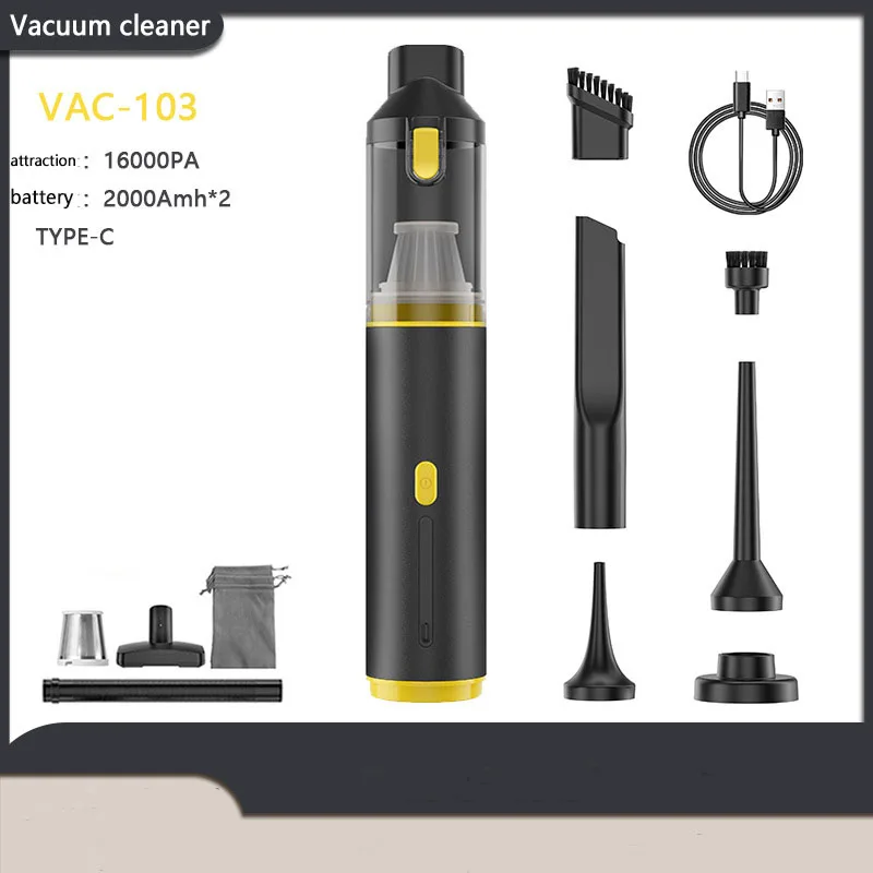 

2-in-1 Vacuum Cleaner Large Suction Force Car Vacuum Cleaner Cleaning Appliance Mini High Power Vacuum Cleaner Blower Household