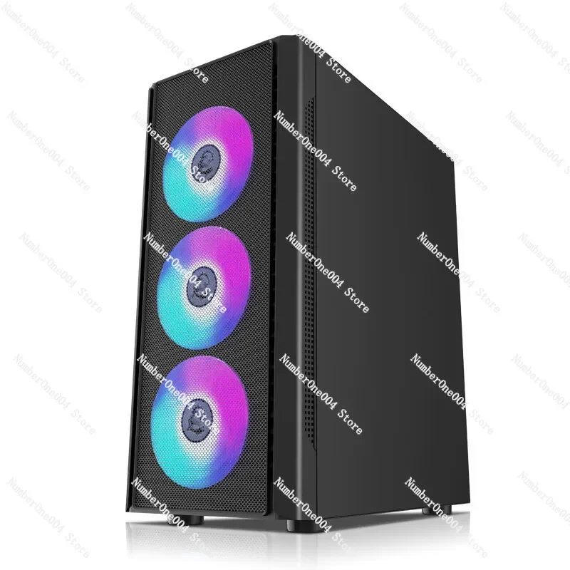 cross-border-atx-mid-tower-case-tempered-glass-side-panel-gaming-pc-case