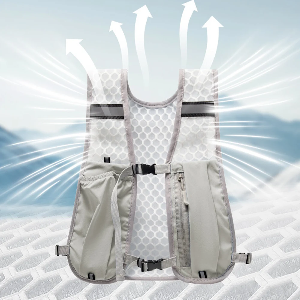 

Легкий жилет для гидратации на открытом воздухе, большой вместительный изолированный рюкзак для воды, рюкзак для хранения бутылок с водой, спортивный рюкзак для кемпинга