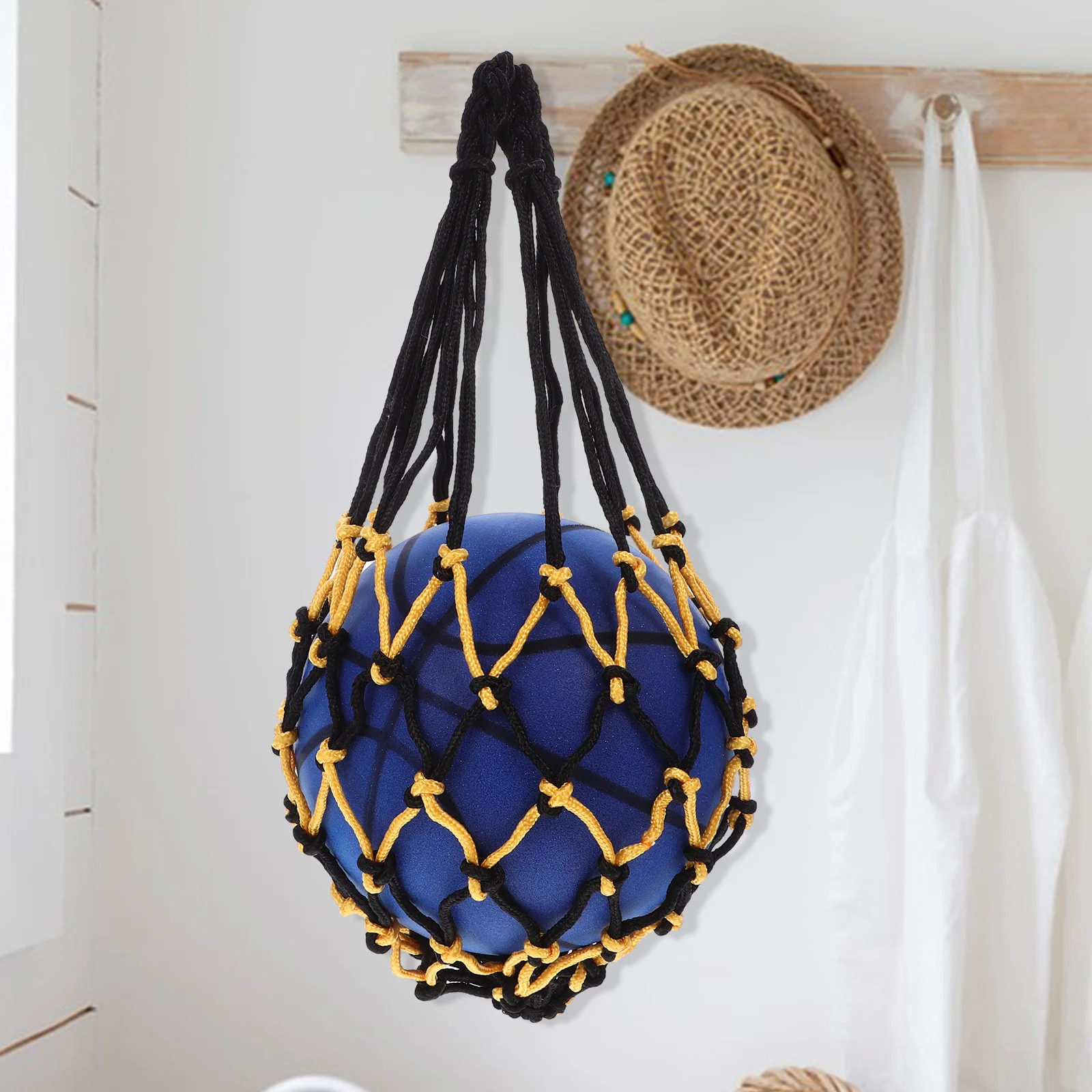 

Net Bag Basketball Carrier Sports Mesh Storage Carry Carrying Bags Multifunction