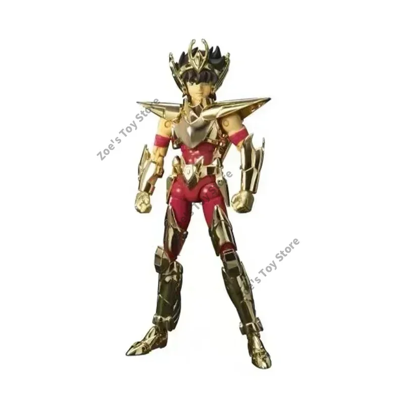 

Оригинальная коллекционная фигурка Bandai Saint Seiya EX Saint Cloth Myth Final Pegasus, позолоченная 24-каратным золотом, аниме-модель, подвижная кукла