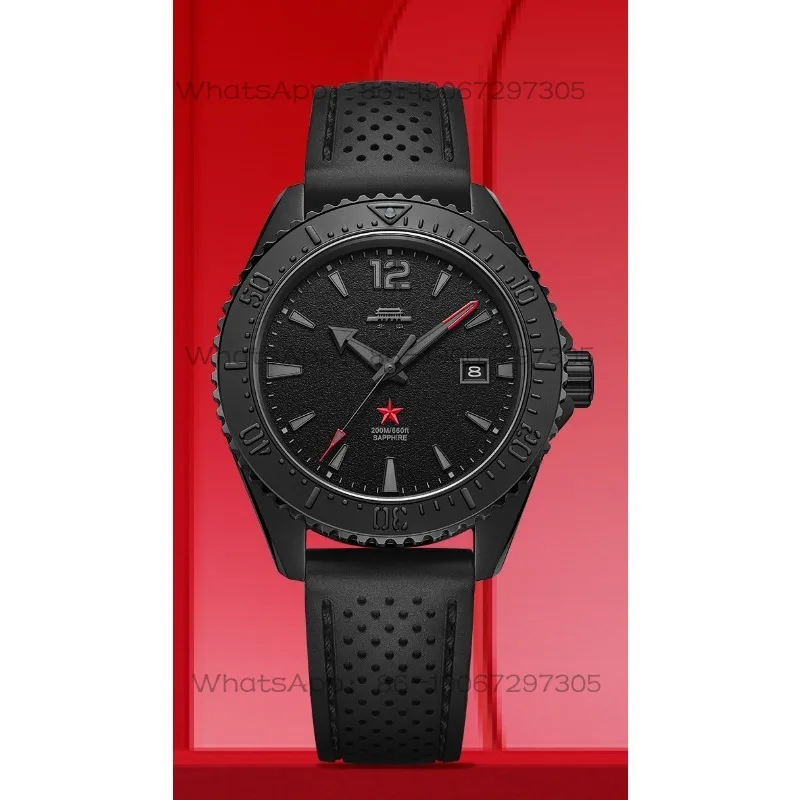 Mechanical Watch Men's Xuan Black Diving Watch Diving Style Men's Watch for Boyfriend
