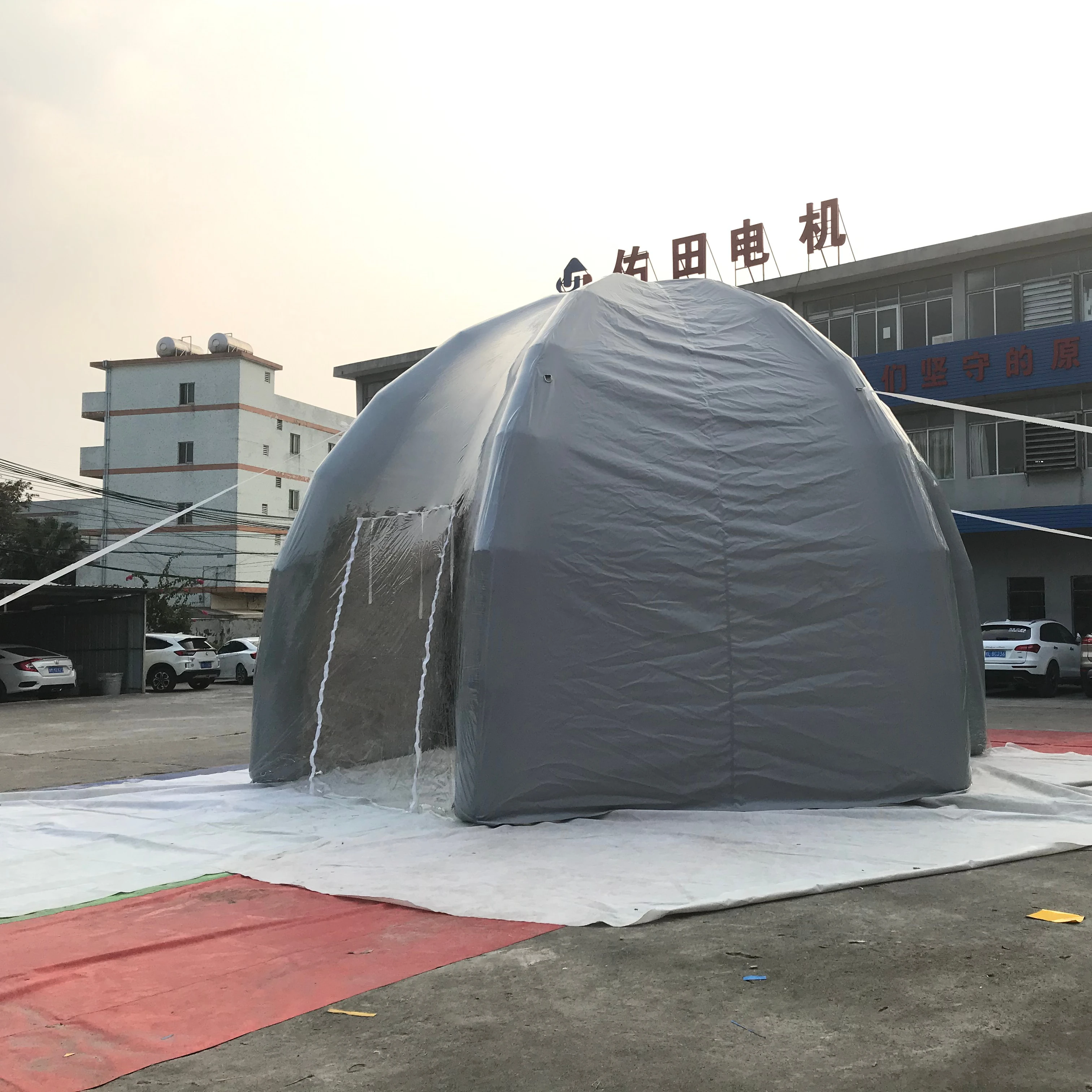 

Customized Promotional Event Advertising Air Sealed Tent Camping Inflatable Display Tent Spider Air Tent