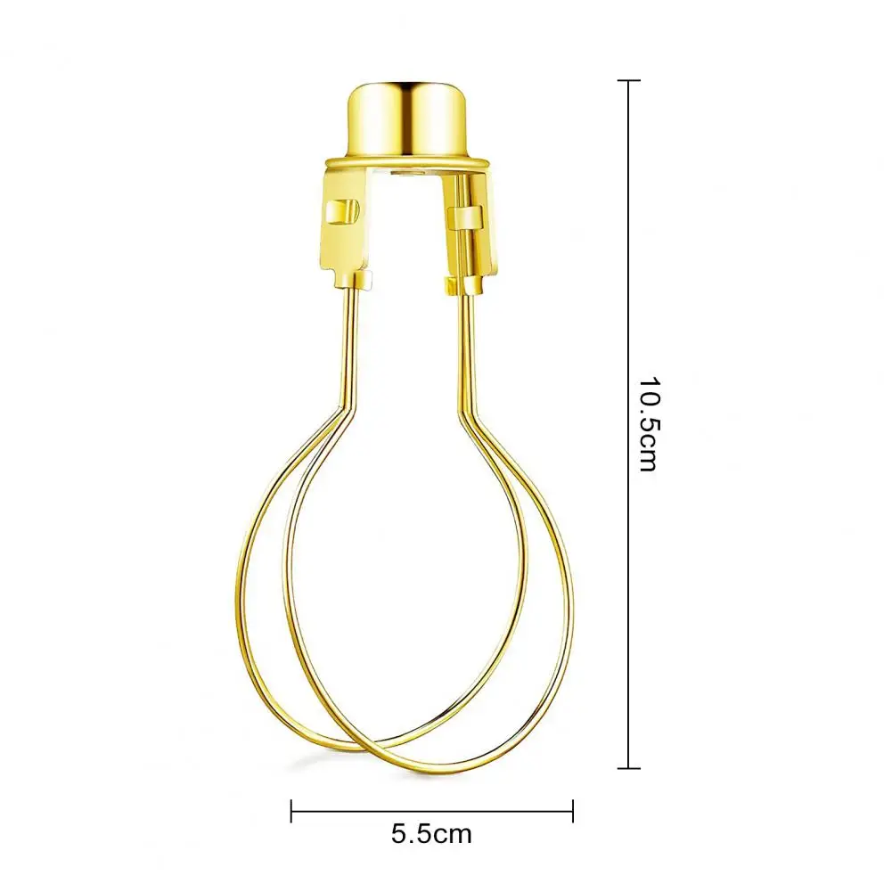 Light Bulb Clips Steel Wire Lamp Shade Clip Adapter Set with Hat Knob Finial Silicone Levelers Heat Resistant for Light