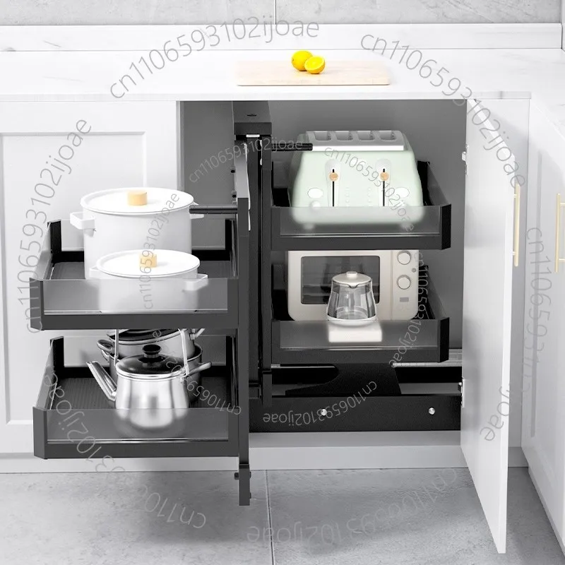 سلة علوية لدرج المطبخ، سلة زاوية، خزانة زاوية سحرية