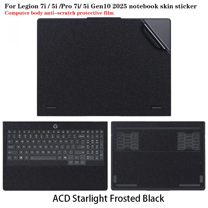 For2025 Legion pro 7 7i Gen10 laptop skin sticker 16IAX10H computer vinyl protective film Legion 7i gen10 16IAX10 shell printing