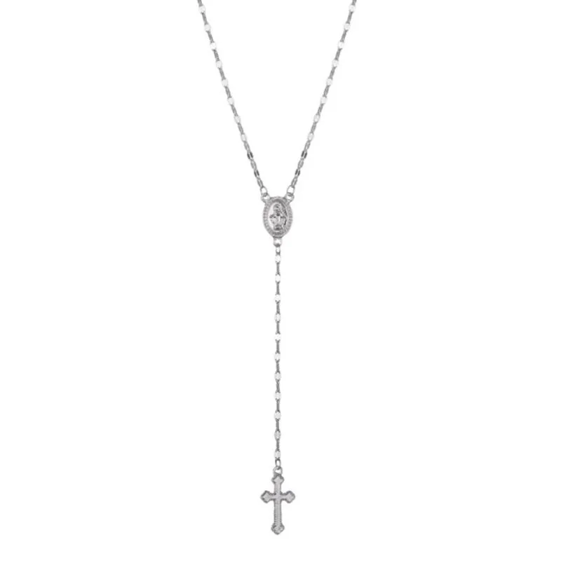 Christ Cross Dangling Pendant Necklace for Women Exquisite Creative Personality Charm Religious Banquet Jewelry Accessories