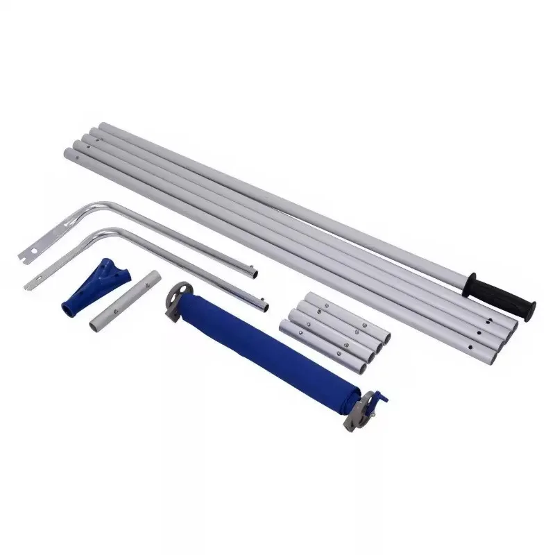 1pcs Retractable Roof Effort-Saving Snow Removal Tool Aluminum Pole Roof Snow Rake Oxford Cloth