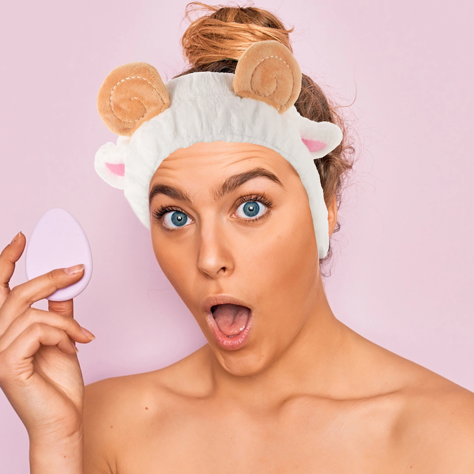 

Spa Headband Women Makeup Face Washing Shower Hairband Practical Comfortable All-Matched Style Tidy Forehead Broken Fine Hair