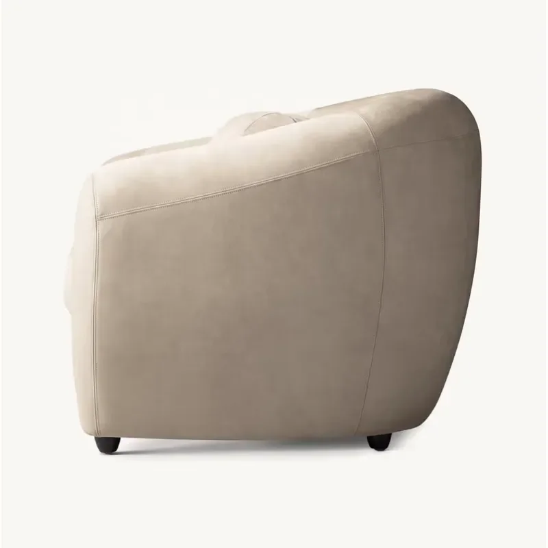 Sassanid OEM High-end Sofa Living Room Furniture Sets Modern Design Customized Sylvain Leather Sofa