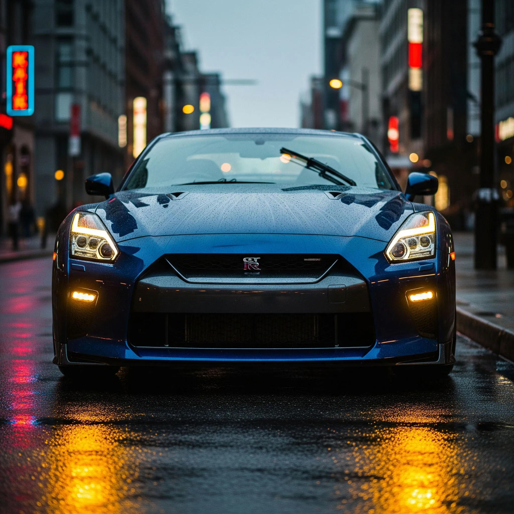 

For Nissan GT-R Modified Performance Headlights Assembly 2007-2025 GT-R R35 With Motion RGBW DRL Dual Beam LED Lens 2pcs