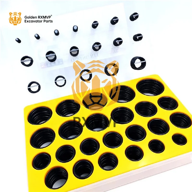 Hot Sale YC15.9 YC60.8 YC135 YC270 Excavator Parts 666pcs Rubber Gasket Oil Resistance Ring Oring Seal Kit