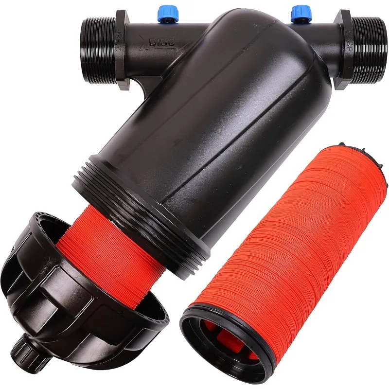 

Garden Hose Water Filter Drip Tube Disc Filter 120 Two 2" Outside Threads（Y-shaped）