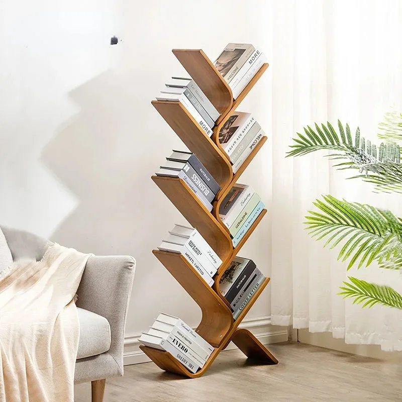 

Creative Tree-Shaped Bookshelf Decoraction Storage Shelf Multi-Layer Minimalist Miniature Bookcase Nook Estante Home Furniture