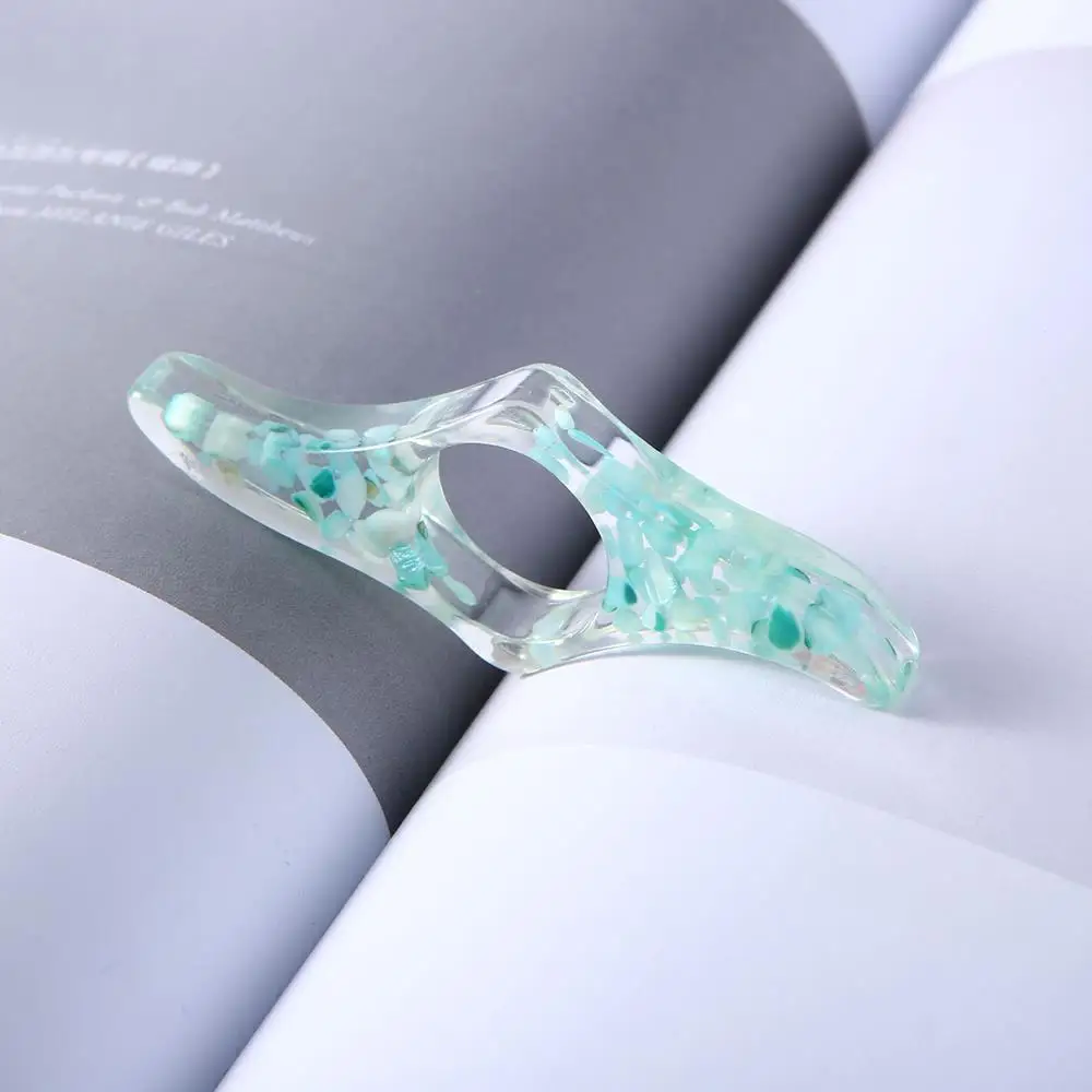 1PC Thumb Book Page Holders Acrylic Press Bookmarks Press Book Reading Aids Thumb Ring  Bookmarks Book Accessories for Read