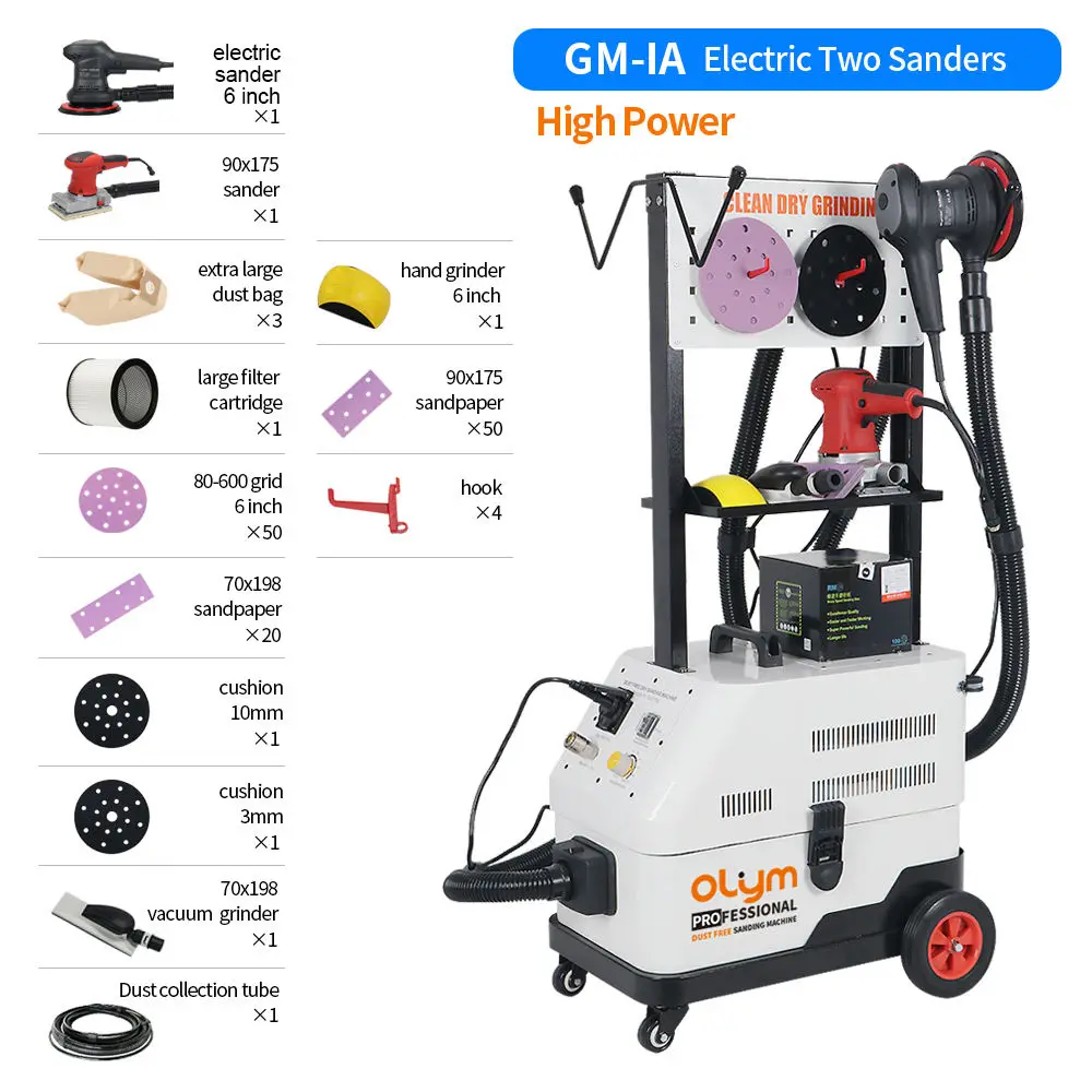 dust free sanding machine electric dry sanding primer machine car paint