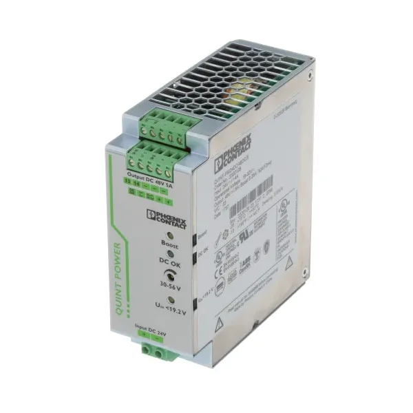 

Original Brand New Phoe-nix 2320128 DC-DC Converter 48V 5A 18-34V Input Enclosed DIN Rail Mount SFB Quint Series Good Price