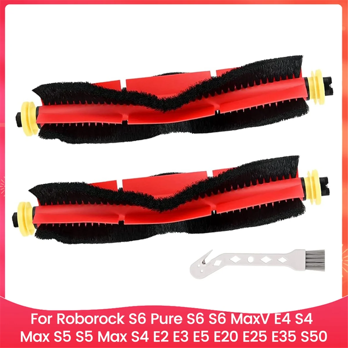 FZFZメインブラシ S6 Pure、S6、S6 MaxV、E4、S4 Max、S5、S5 Max、S4、E2、E3、E5、E20、E25、E35、S50掃除機部品用