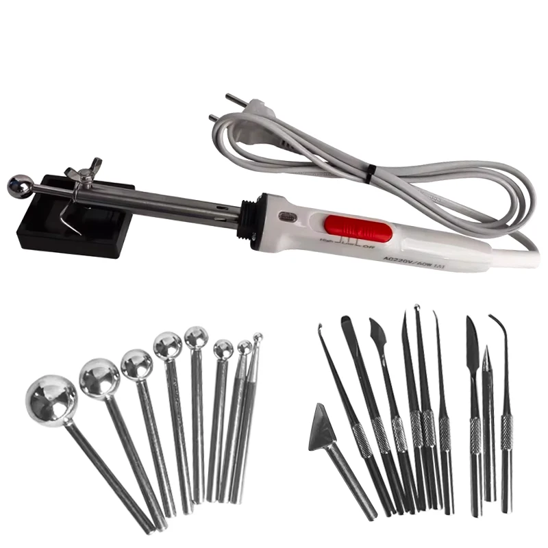 Flower Ironing Tool Set DIY White Artificial Flower Making Tools Fabric Flower Ironing Machine Fabric Flower Making Tools