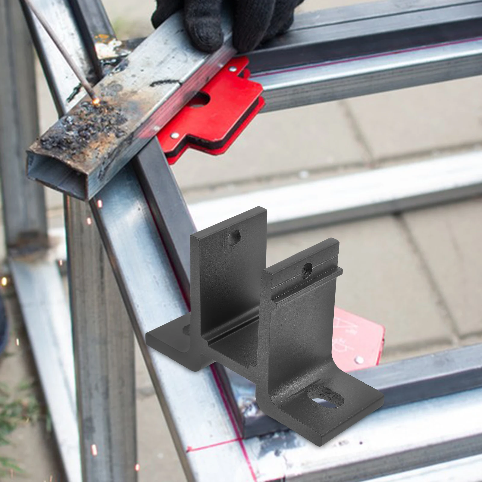 

Awning Accessories Brackets for House Awnings Wall Mounting Black Support Deck Alloy