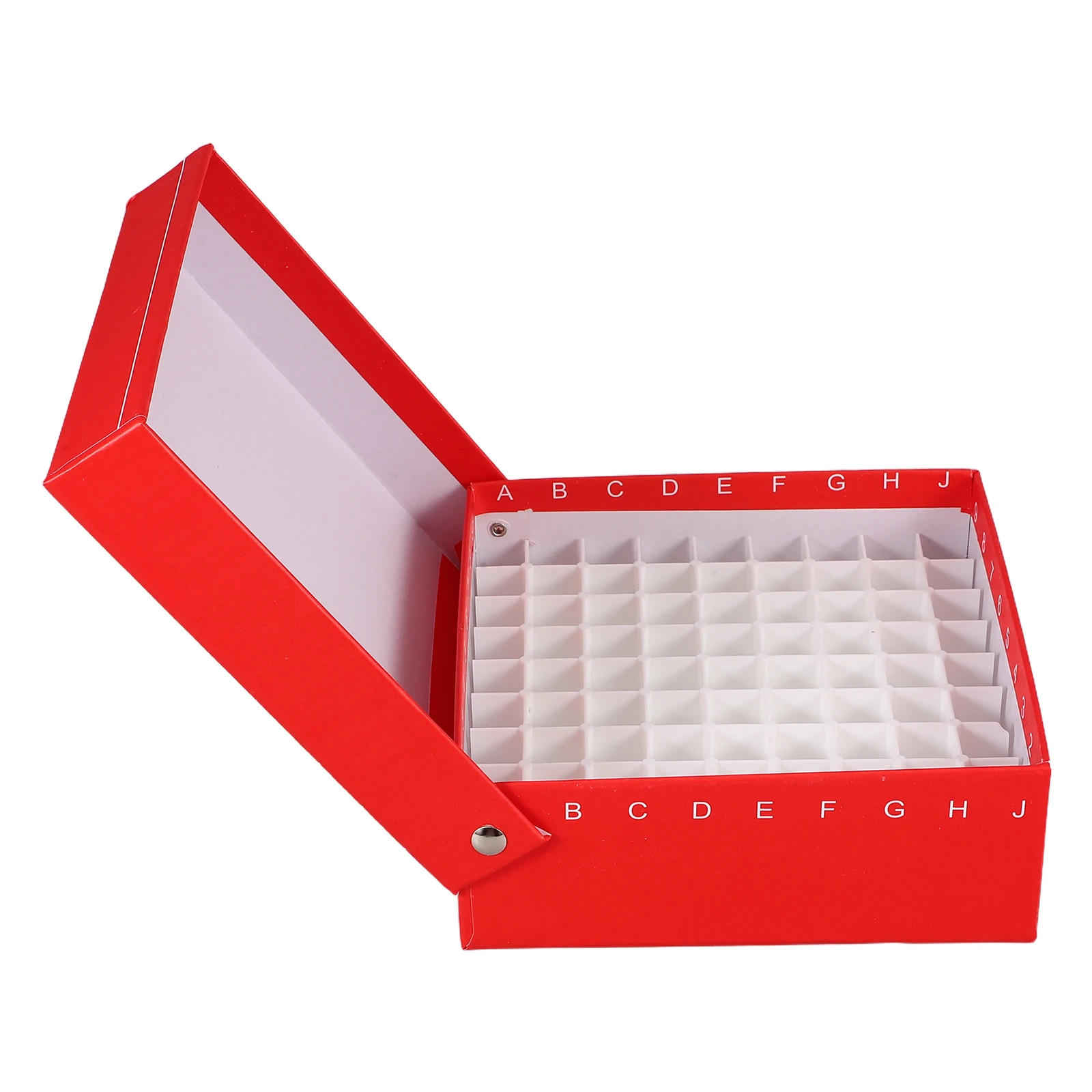 

Freezer Box 81 Grid Paper Storage Containers Integrated Lid Fliptop Lab Samples Small Boxes Versatile Cardboard Vial Rack