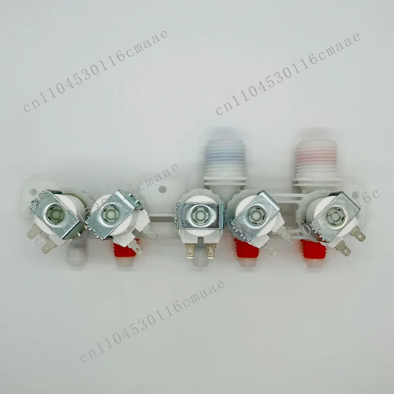Washing Machine Water Valve Accessories AJU73213301 Gray/white Valve Body 5 Coil Voltage DC12V