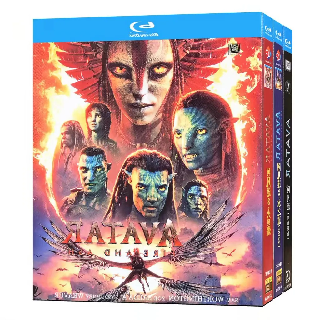 

Avatar 1-3 The Way of Water Fire and Ash Blu-ray HD BD Disc Box Set