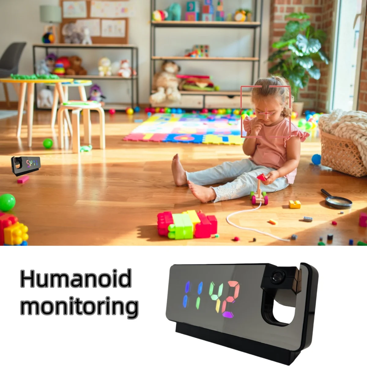 4K HD واي فاي كاميرا سرية صغيرة على مدار الساعة متعددة الوظائف الإسقاط المنبه كاميرا كشف الحركة تسجيل العرض عن بعد