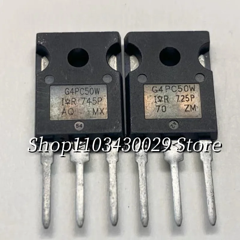 10Pcs New and Original IRG4PC50WPBF IRG4PC50W G4PC50W TO-247 27A 600V IGBT Power Tube