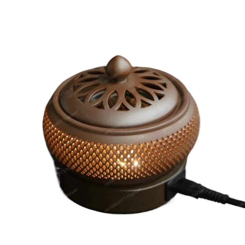 

Electronic incense stove indoor night light regular temperature control ceramic sandalwood agarwood electric fumigation