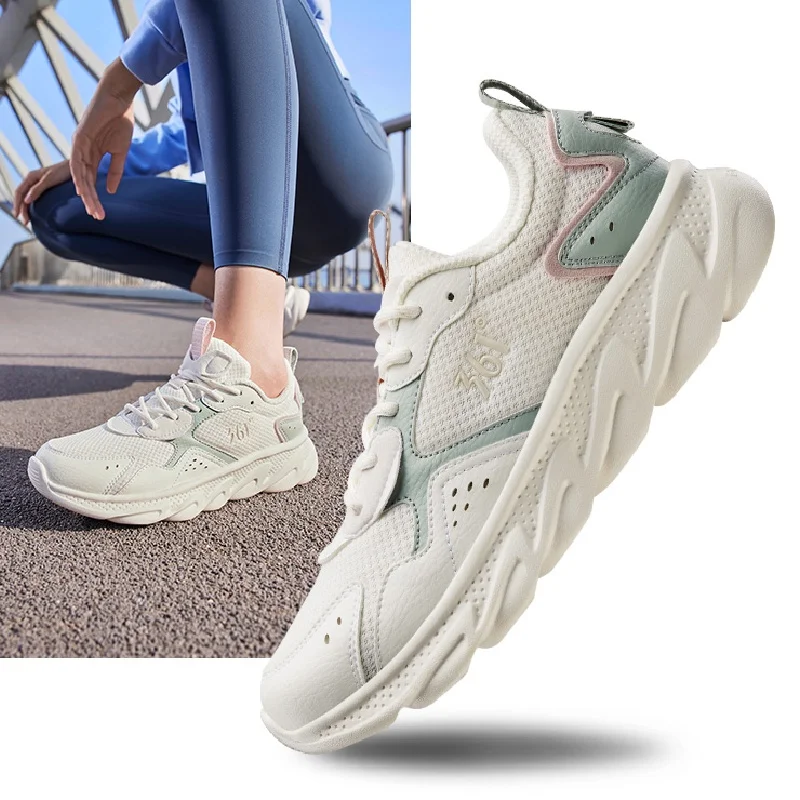 361-Grad-Laufschuhe für Damen, leicht, rutschfest, stoßdämpfend, atmungsaktives Mesh, Mädchen-Sneaker, weiblich, 682232212