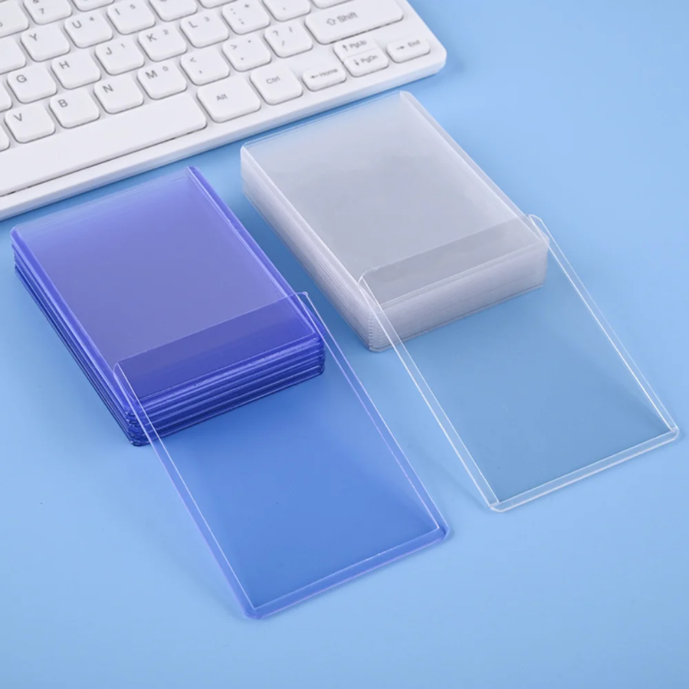 25/100pcs 35PT Top Loader Card Holder Protector 3x4 Photocard Gaming Cards Outer Sleeves Board Game Basketball Sports Card Slot
