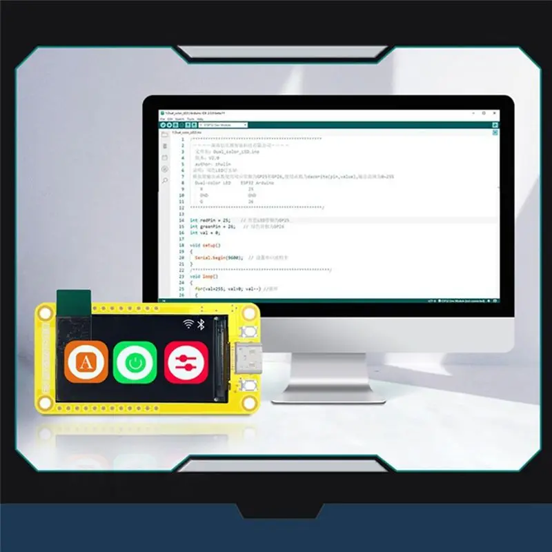 [ABDH] ESP32-S3 Development Board with 1.9 Inch Screen 170X320 TFT Module Wifi+BT HMI 8M PSRAM 16M Flash LVGL Development Board