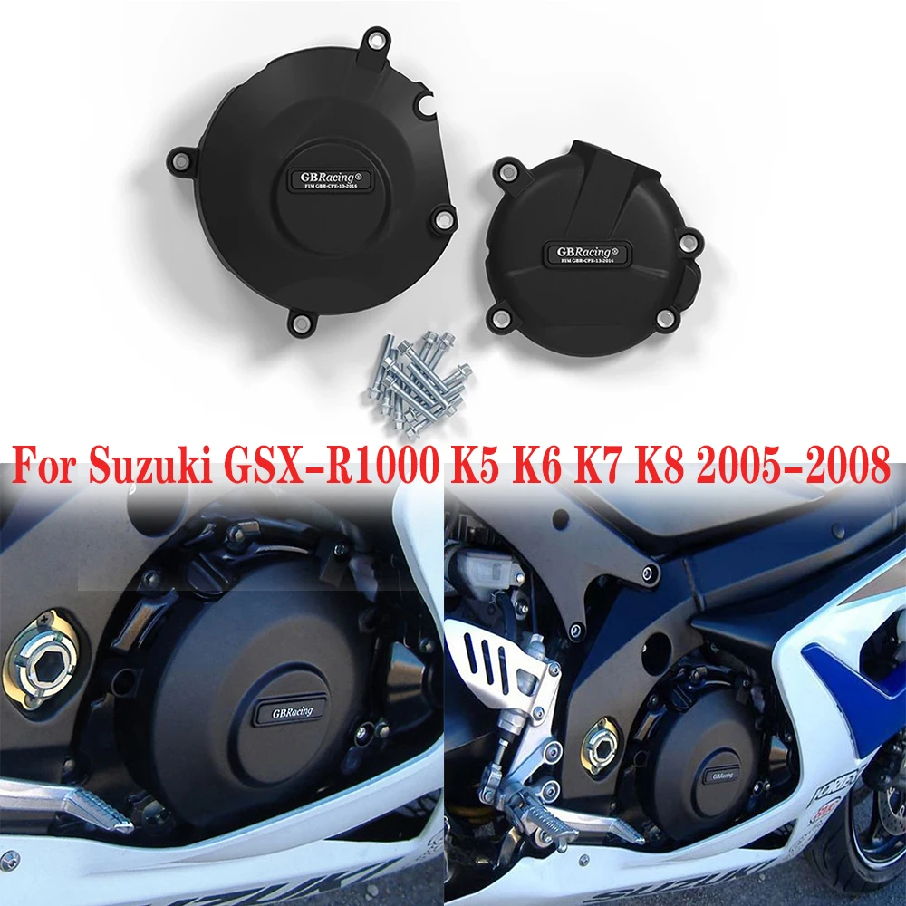 

For Suzuki GSX-R1000 Motorcycle Engine Cover Guard Racing For Suzuki GSX-R1000 GSX-R GSXR 1000 GSXR1000 K5 K6 K7 K8 2005-2008