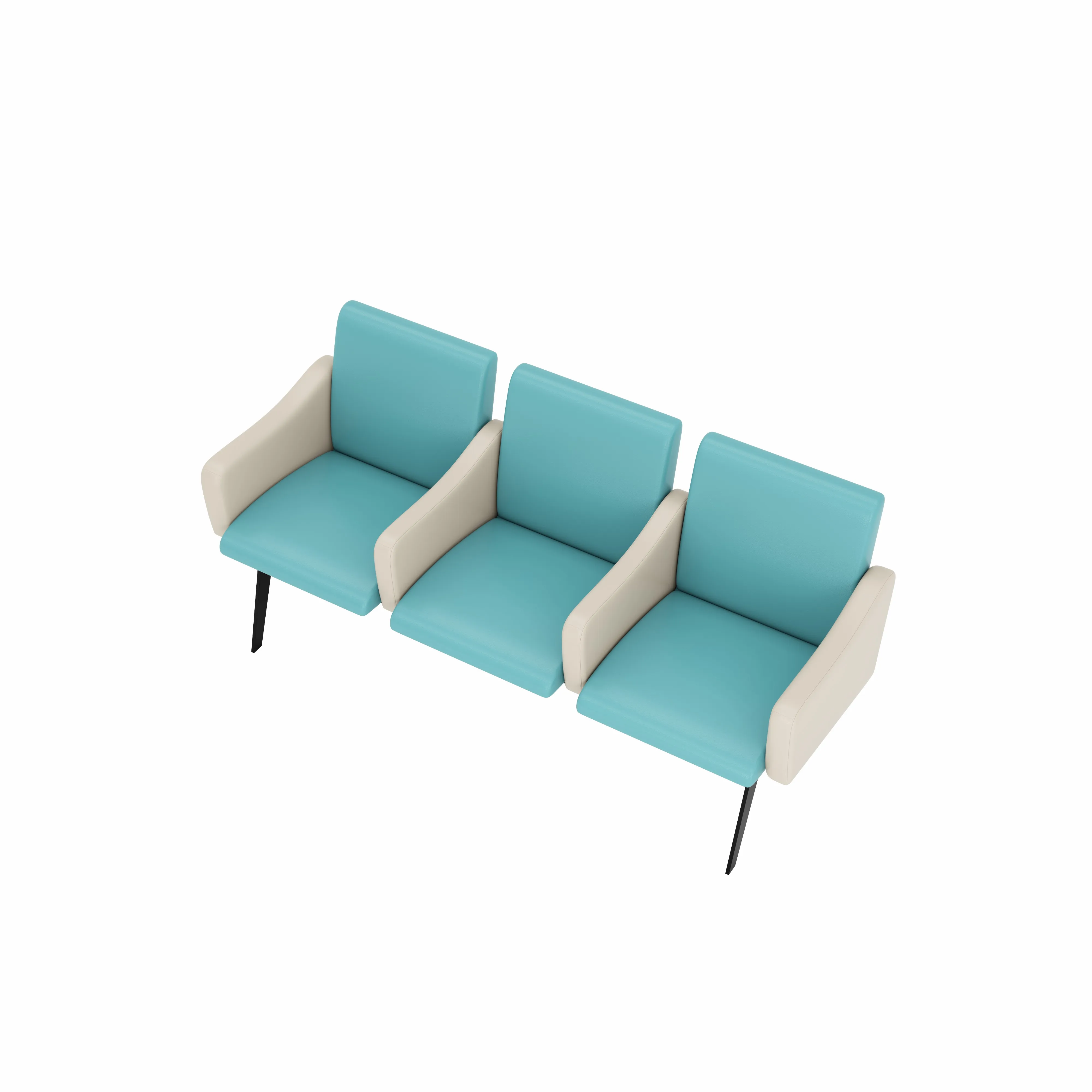 & Hospital Waiting Area Furniture Commercial 3 Seaters Sofa Bench High Quality Waiting Benchs for Hospital