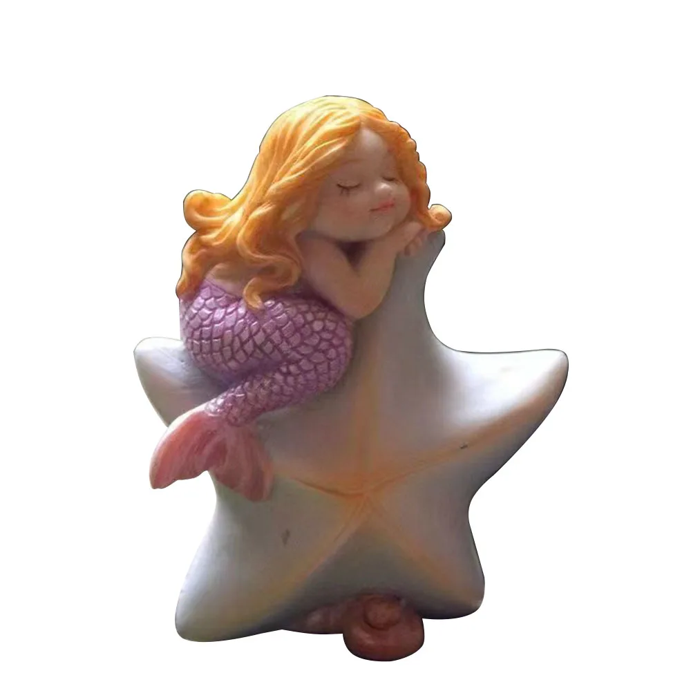 

Mermaid ornament aquarium underwater world submerged scenery fish tank decoration landscape Decoration Figurines Statues Decor