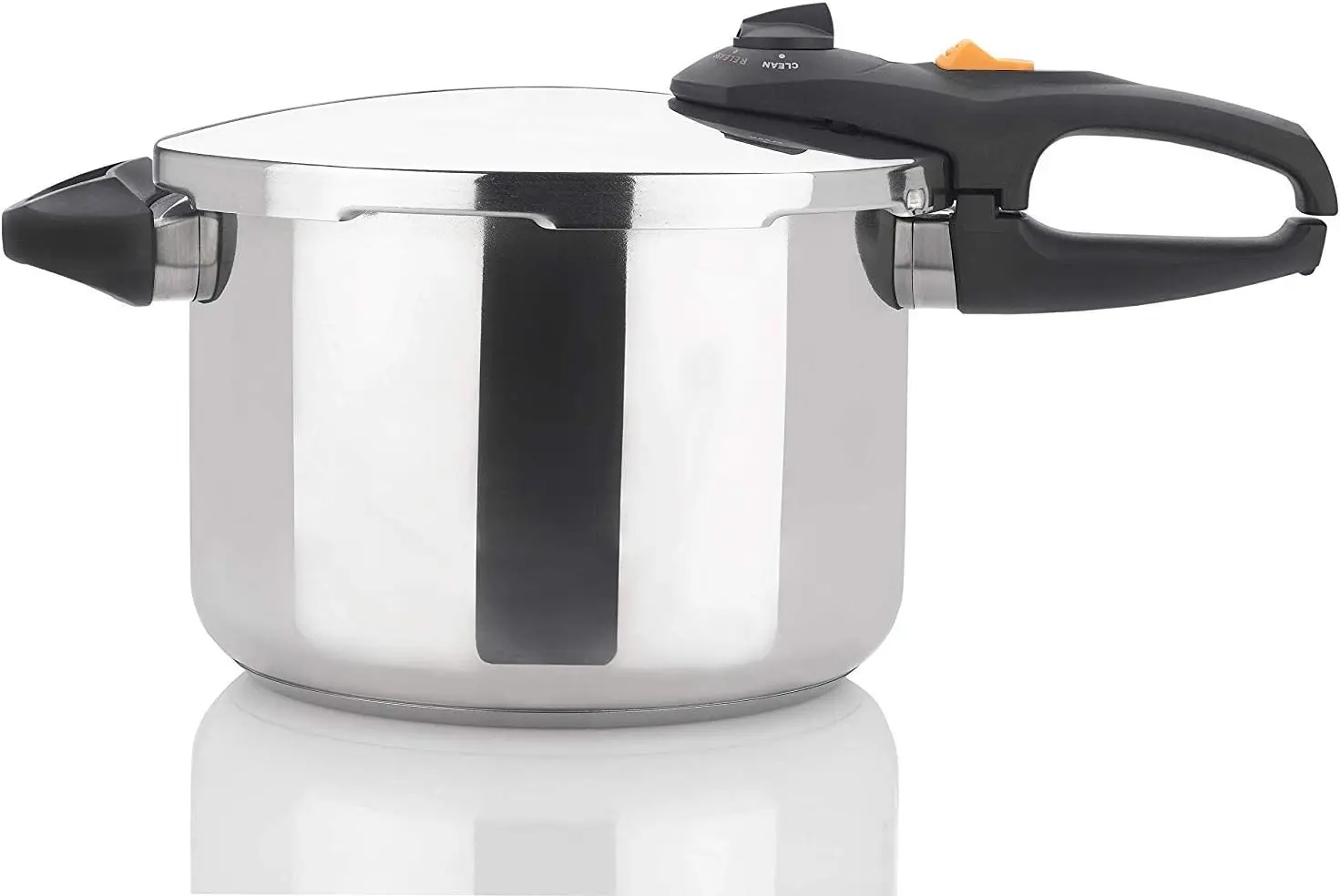 DUO 8.4 Quart Multi-Setting Pressure Cooker with Digital Cookbook and Steamer Basket - Polished Stainless Steel (ZCWDU03)