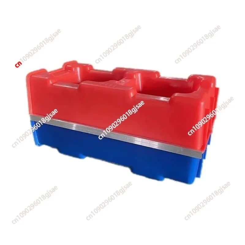 NF 10Pcs Two Color Hollow Concrete Block Molds Reusable Plastic Wall Brick Cast Mould for Garden Decor Fence